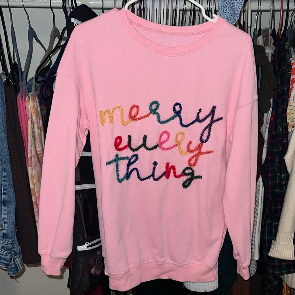 Merry Everything Christmas Sweater
